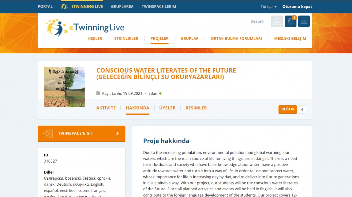 CONSCIOUS WATER LITERATES OF THE FUTURE (GELECEĞİN BİLİNÇLİ SU OKURYAZARLARI)